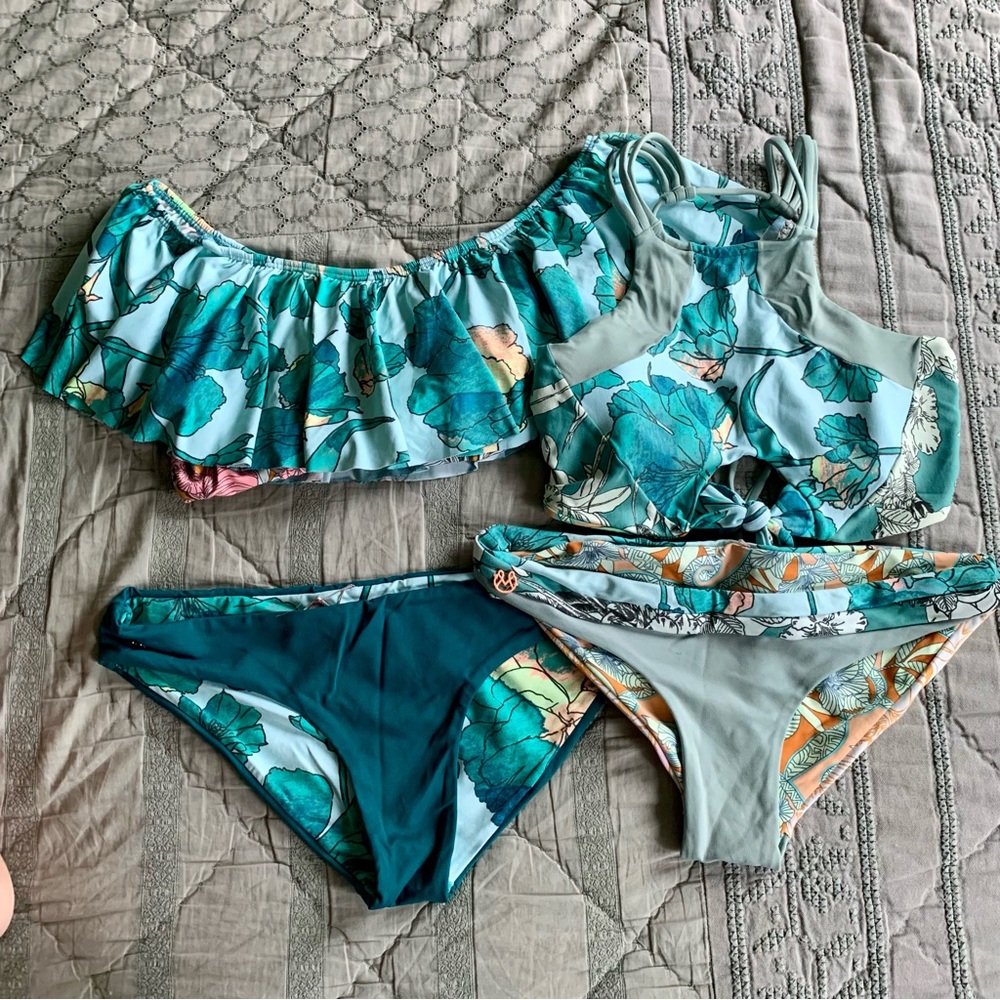 Large Bikini 4 way matching set